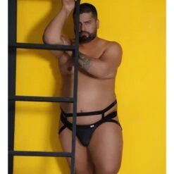 Jock Strap Candyman 99242 -Men Attitude Boutique jockstrap candy 99242 noir a