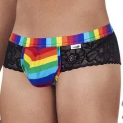 Jock Strap Candyman Pride Lace 99498 -Men Attitude Boutique jockstrap candy 99498 noir 4