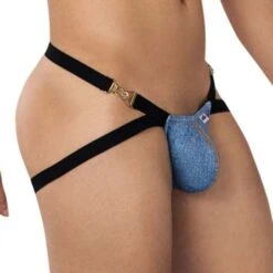 Jock Strap Candyman Denim 99638 5 Jock Strap Candyman Denim 99638 -Men Attitude Boutique jockstrap candy 99638 bleu 4