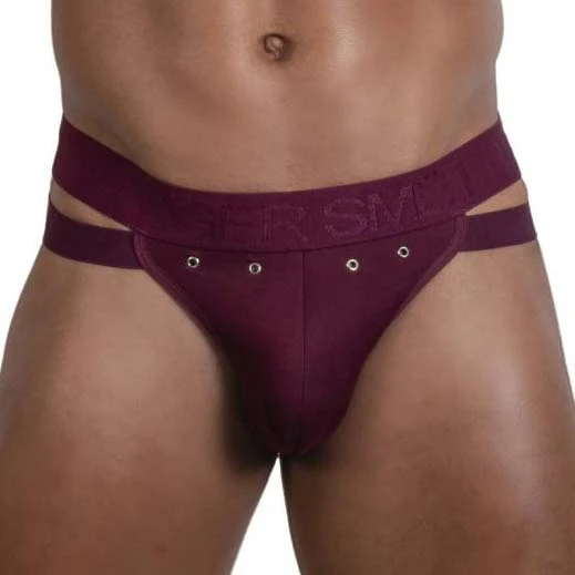 Roger Smuth RS088 Bordeaux – Jock Strap Sexy à Sangles Convertibles 1 Roger Smuth RS088 Bordeaux – Jock Strap Sexy à Sangles Convertibles