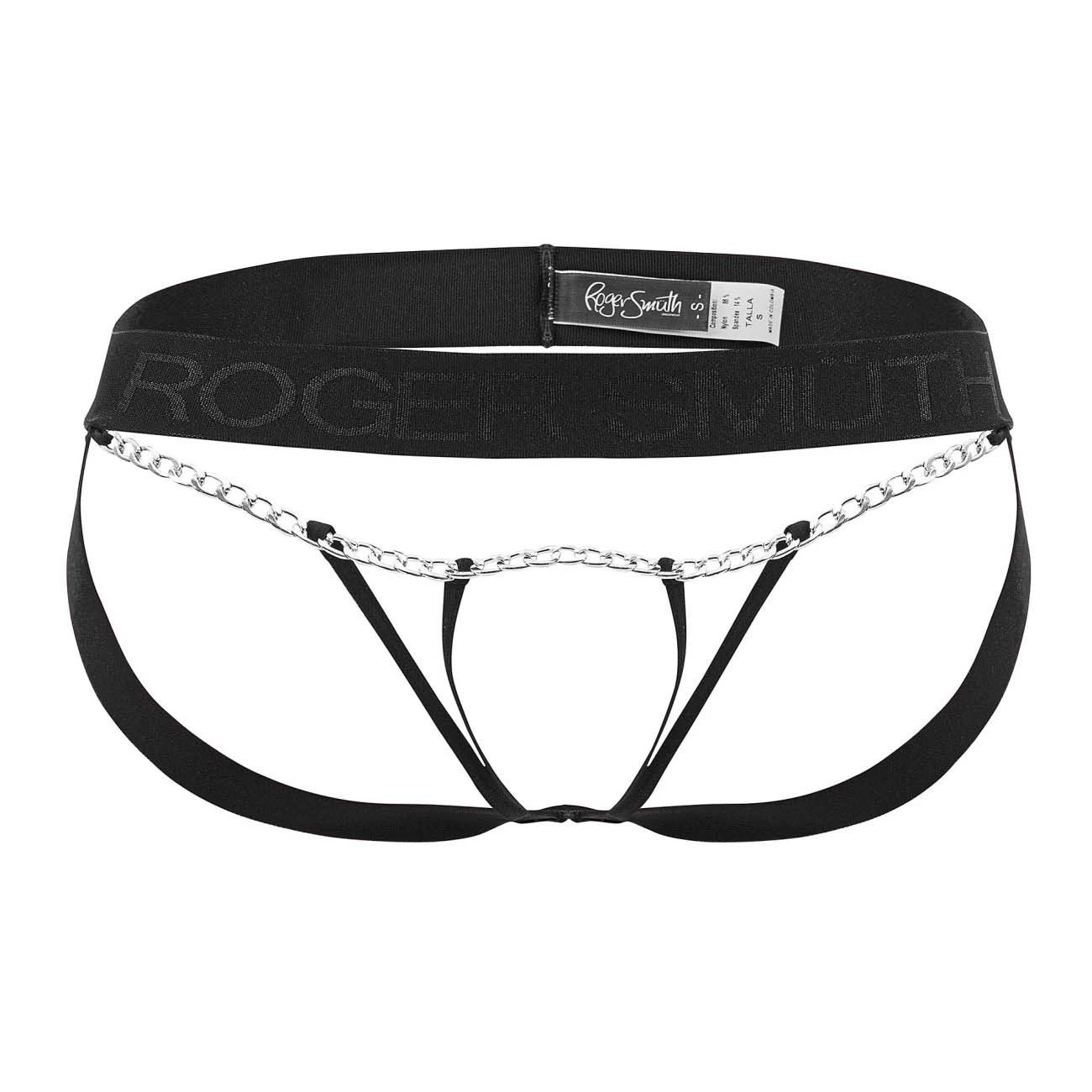 Jock Strap Roger Smuth RS086 Noir - Sous-vêtement Sexy à Sangles Modulables 4 Jock Strap Roger Smuth RS086 Noir - Sous-vêtement Sexy à Sangles Modulables – Image 4