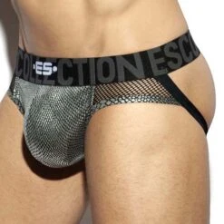 Jock Strap ES Collection Reptile UN436 8 Jock Strap ES Collection Reptile UN436 -Men Attitude Boutique jockstrap esco un436 noir 4