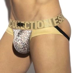 Jock Strap ES Collection Leopard Wild UN466 7 Jock Strap ES Collection Leopard Wild UN466 -Men Attitude Boutique jockstrap esco un466 or 4