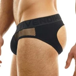 Jock Strap Modus Vivendi Mesh 03312 -Men Attitude Boutique jockstrap modus 03312 noir 4