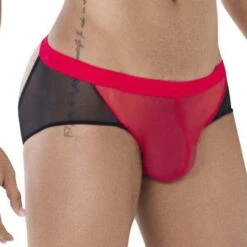 Pikante Lights PIK0492 Jock Strap – Transparent Mesh Sexy Low-Rise Underwear -Men Attitude Boutique jockstrap pikante pik0492 rouge 4