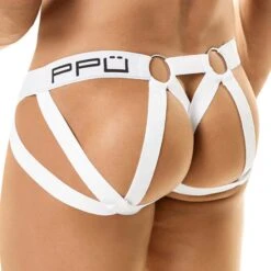 Jock Strap PPÜ 1305 4 Jock Strap PPÜ 1305 -Men Attitude Boutique jockstrap ppu 1305 blanc 3