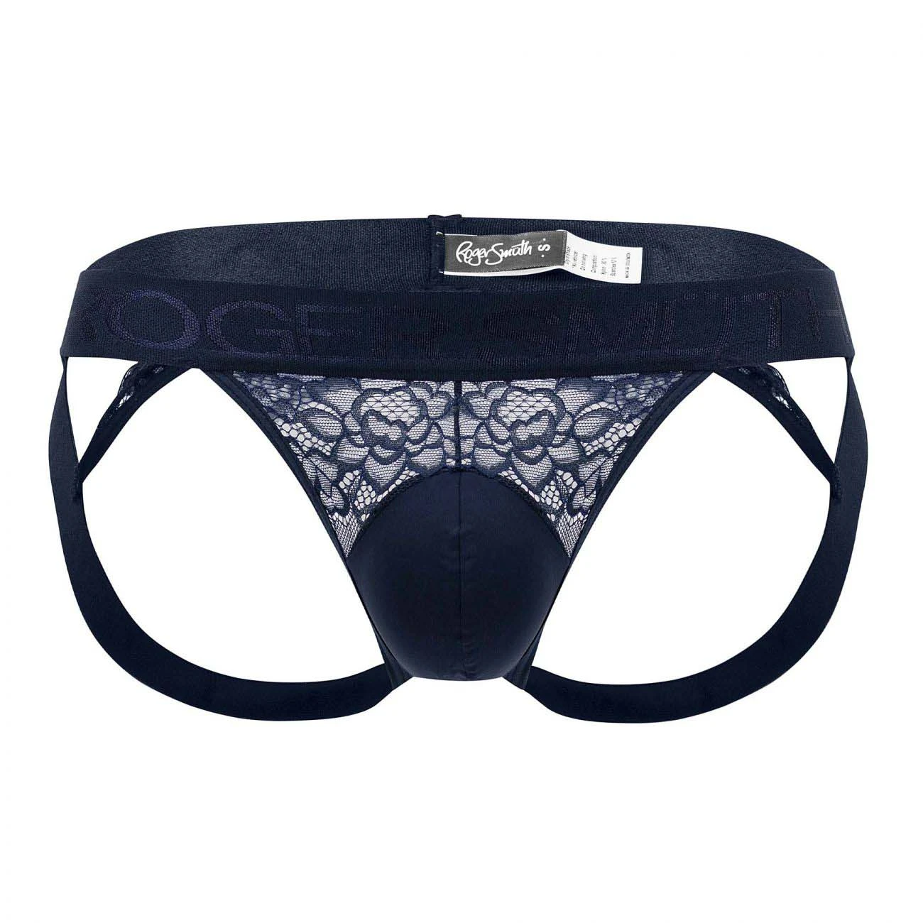 Roger Smuth RS005 Sexy Lace Inlay Jock Strap – Branded Elastic Waistband Performance Fit 4 Roger Smuth RS005 Sexy Lace Inlay Jock Strap – Branded Elastic Waistband Performance Fit – Image 4
