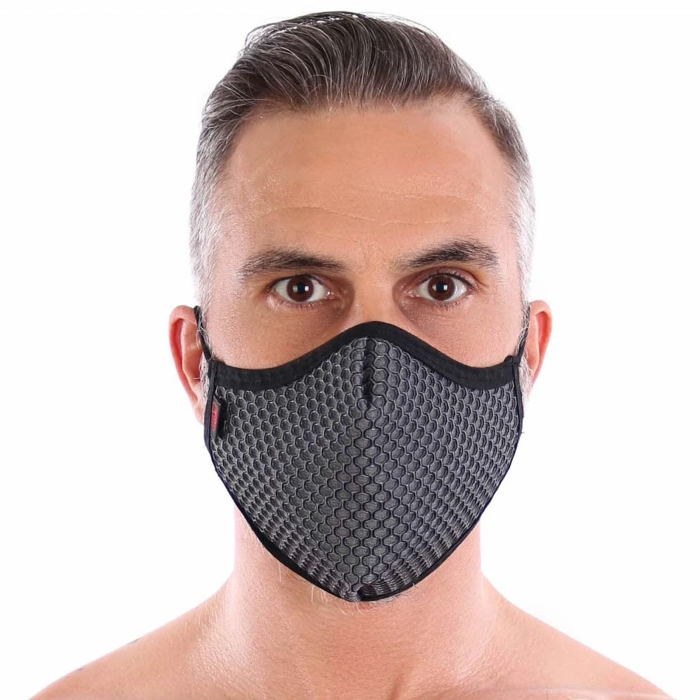 Masque TOF Paris 3D Seamless M0007G Gris - Masque de Mode Lavable avec Filtres Remplaçables 1 Masque TOF Paris 3D Seamless M0007G Gris - Masque de Mode Lavable avec Filtres Remplaçables