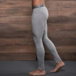 CIN2 4038 Gris – Pantalon Legging Sexy en Coton avec Taille Élastiquée -Men Attitude Boutique pantalon cin2 4038 gris 4 1