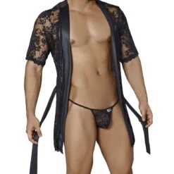 Kimono Candyman 99322 -Men Attitude Boutique peignoir candyman 99322 noir 4