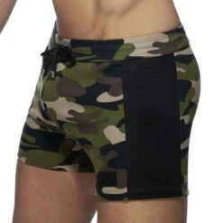 Addicted Savannah Camouflage Pocket Sport AD941 – Lightweight Mesh Side Shorts 7 Addicted Savannah Camouflage Pocket Sport AD941 – Lightweight Mesh Side Shorts -Men Attitude Boutique short addicted ad941 camouflage 4 1