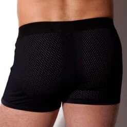 Short DESTRUCTIVE 1DSH03 Noir – Short Sexy en Mesh avec Liserés Argentés 6 Short DESTRUCTIVE 1DSH03 Noir – Short Sexy en Mesh avec Liserés Argentés -Men Attitude Boutique short destructive 1DSH03 noir 3 1