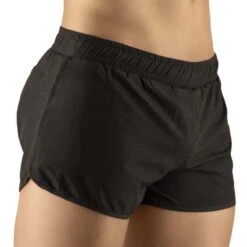 ErgoWear X4D GYM Short EW1068 – Black Athletic Fit with Ergonomic Mesh Support -Men Attitude Boutique short ergo ew1067 noir 4