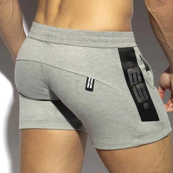 ES Collection First Class Athletic SP298 – Heather Grey Microfiber Training Shorts 3 ES Collection First Class Athletic SP298 – Heather Grey Microfiber Training Shorts – Image 3