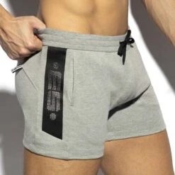 ES Collection First Class Athletic SP298 – Heather Grey Microfiber Training Shorts 8 ES Collection First Class Athletic SP298 – Heather Grey Microfiber Training Shorts -Men Attitude Boutique short esco sp298 gris 4 1