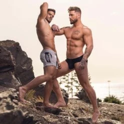 ES Collection First Class Athletic SP298 – Heather Grey Microfiber Training Shorts 6 ES Collection First Class Athletic SP298 – Heather Grey Microfiber Training Shorts -Men Attitude Boutique short esco sp298 gris a 1