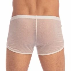 Short L Homme Invisible La Crème HW129VEI 5 Short L Homme Invisible La Crème HW129VEI -Men Attitude Boutique short hi hw129vei blanc 3