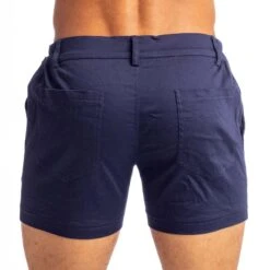 Short L Homme Invisible Tennis HW158TNS 6 Short L Homme Invisible Tennis HW158TNS -Men Attitude Boutique short hi hw158tns bleu 3