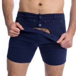 Short L Homme Invisible HW159MAT 5 Short L Homme Invisible HW159MAT -Men Attitude Boutique short hi hw159mat bleu 4