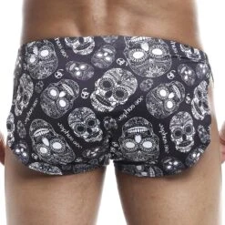Joe Snyder 09 Calavera – Sexy Side-Slit Mini Shorts with Skull Print 5 Joe Snyder 09 Calavera – Sexy Side-Slit Mini Shorts with Skull Print -Men Attitude Boutique short joe j09 calavera 3 1