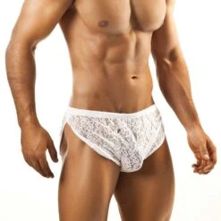 Joe Snyder 09D Lace Short – Sexy Side Slit Comfort Men's Underwear