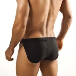 Joe Snyder 09 Noir Shiny Black – Sexy Athletic Low-Rise Shorts with Side Slits 3 Joe Snyder 09 Noir Shiny Black – Sexy Athletic Low-Rise Shorts with Side Slits -Men Attitude Boutique short joesnyder js09 noir 3