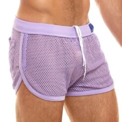Modus Vivendi Net Trap 06161 Black Mesh – Low-Rise High-Cut Athletic Shorts 7 Modus Vivendi Net Trap 06161 Black Mesh – Low-Rise High-Cut Athletic Shorts -Men Attitude Boutique short modus 06161 violet 4