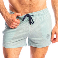 Short L Homme Invisible Nieuport RW29NIE Turquoise 4 Short L Homme Invisible Nieuport RW29NIE Turquoise -Men Attitude Boutique short nie lhomme invisible rw29nie blue 2
