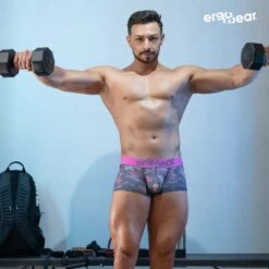 Shorty ErgoWear MAX SE EW1716 Rose -Men Attitude Boutique shorty ergo EW1716 rose a