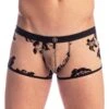 Shorty L Homme Invisible Velours Et Luxure MY39LUX Noir
