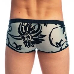 Shorty L Homme Invisible Velours Mystique MY39VEL Turquoise -Men Attitude Boutique shorty hi MY39VEL turquoise 3