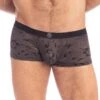 Shorty L Homme Invisible Fleur Noire MY39FLN 8 Shorty L Homme Invisible Fleur Noire MY39FLN -Men Attitude Boutique shorty hi my39fln noir m