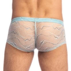 Shorty L Homme Invisible Aqua UW09AQU Turquoise -Men Attitude Boutique shorty hi uw09aqu turquoise 3