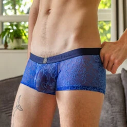 Shorty L Homme Invisible Palermo MY39RMO Royal -Men Attitude Boutique shorty lhommeinvisible my39rmo bleu a