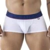 Shorty Xtremen Microfiber 91243 Blanc -Men Attitude Boutique shorty xtremen 91243 blanc m