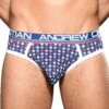 Slip Andrew Christian Stars Mesh 92063 -Men Attitude Boutique slip ac 92063 cmod m