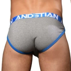 Slip Andrew Christian Almost Naked Athletic 92533 -Men Attitude Boutique slip ac 92533 gris 3