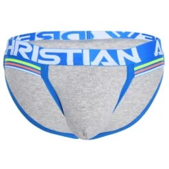 Slip Andrew Christian Almost Naked Athletic 92533 -Men Attitude Boutique slip ac 92533 gris 9