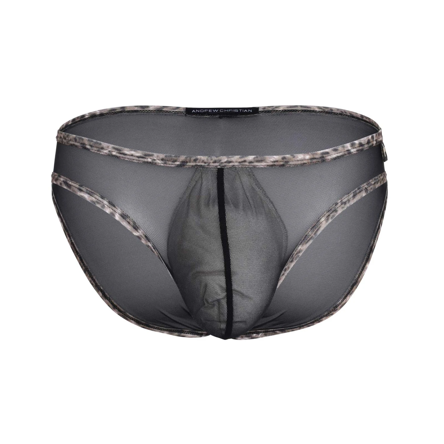 Slip Andrew Christian Sheer Leopard – Sous-vêtement Transparent Almost Naked (Ref. 92556) 5 Slip Andrew Christian Sheer Leopard – Sous-vêtement Transparent Almost Naked (Ref. 92556) – Image 5