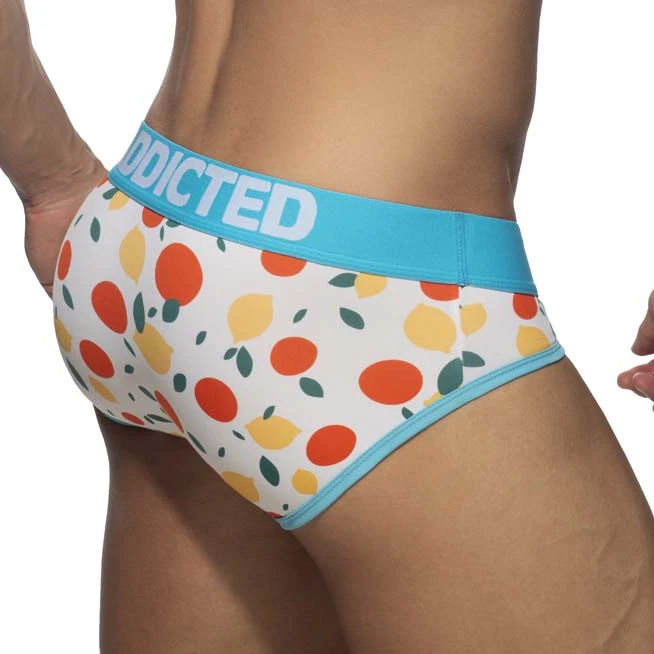 Addicted Snake Print 2-in-1 Swimderwear Briefs - AD1199 3 Addicted Snake Print 2-in-1 Swimderwear Briefs - AD1199 â Image 3