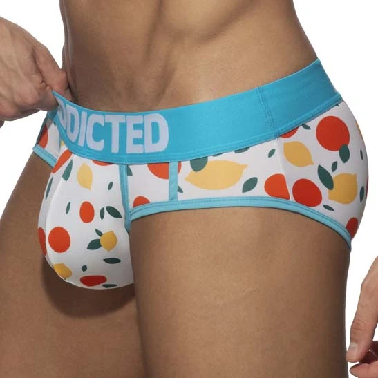 Addicted Snake Print 2-in-1 Swimderwear Briefs - AD1199 4 Addicted Snake Print 2-in-1 Swimderwear Briefs - AD1199 â Image 4