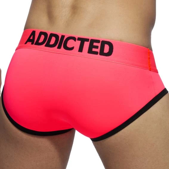 Addicted Neon Flashy 2-in-1 RingUp Slip – Swimderwear with Removable Cockring AD917 3 Addicted Neon Flashy 2-in-1 RingUp Slip – Swimderwear with Removable Cockring AD917 – Image 3