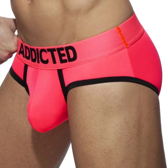 Addicted Neon Flashy 2-in-1 RingUp Slip – Swimderwear with Removable Cockring AD917 4 Addicted Neon Flashy 2-in-1 RingUp Slip – Swimderwear with Removable Cockring AD917 – Image 4