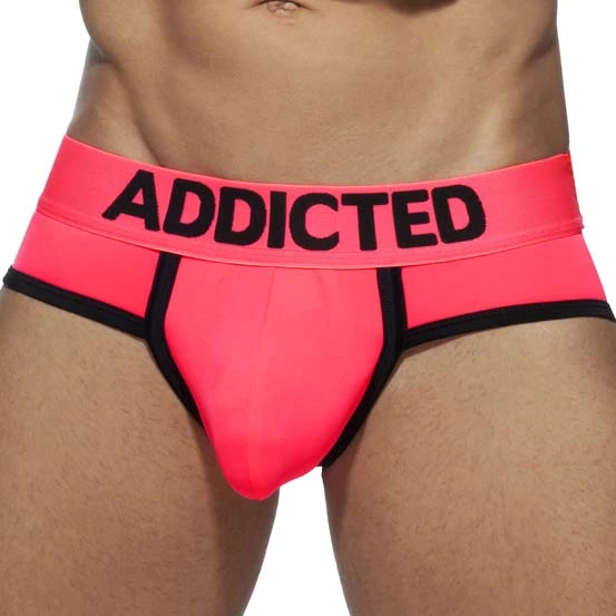 Addicted Neon Flashy 2-in-1 RingUp Slip – Swimderwear with Removable Cockring AD917 1 Addicted Neon Flashy 2-in-1 RingUp Slip – Swimderwear with Removable Cockring AD917