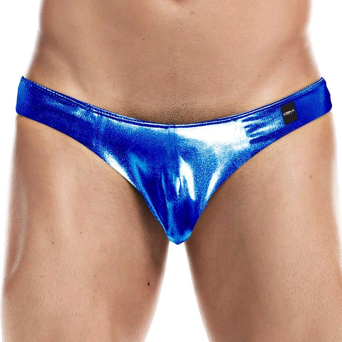 Cut4Men Blue Skai Metallic Bikini Slip - C4M01 Sexy Low-Rise Briefs 1 Cut4Men Blue Skai Metallic Bikini Slip - C4M01 Sexy Low-Rise Briefs