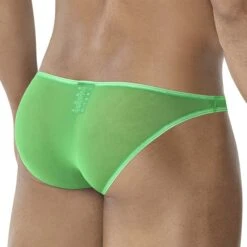 Slip Cut4Men C4MSPXBUL01 Vert Fluo et Noir – Slip Bikini Push-Up Ergonomique -Men Attitude Boutique slip c4m c4mspxbul01 vert 3