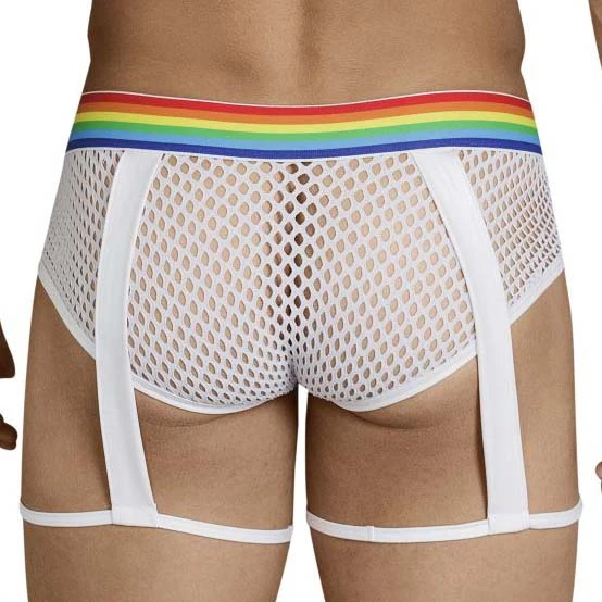 Candyman 99375 Sexy Strapped Brief – Men's Black Sensual Underwear 3 Candyman 99375 Sexy Strapped Brief – Men's Black Sensual Underwear – Image 3