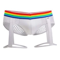 Candyman 99375 Sexy Strapped Brief – Men's Black Sensual Underwear 9 Candyman 99375 Sexy Strapped Brief – Men's Black Sensual Underwear -Men Attitude Boutique slip candy 99375 blanc 9