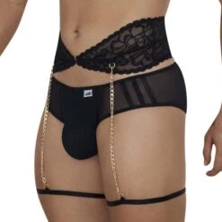 Slip Candyman 99703 – Sous-vêtement Style Jarretelle Sexy pour Homme 5 Slip Candyman 99703 – Sous-vêtement Style Jarretelle Sexy pour Homme -Men Attitude Boutique slip candy 99703 noir 4