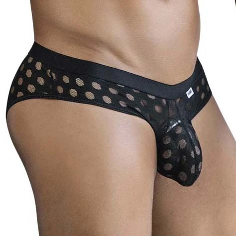 Slip Candyman Polka Mesh 99855 Noir 2 Slip Candyman Polka Mesh 99855 Noir â Image 2